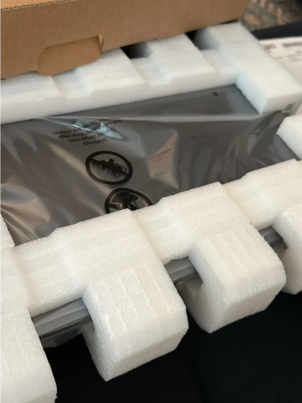 Lenovo Laptop in Protective Packaging - Gray Accents
